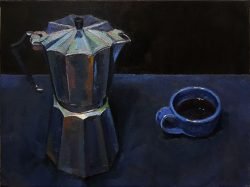 Pausa Caffe, Oil On Canvas, 12” X 16”
