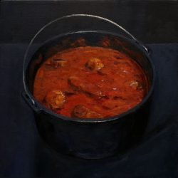 Sunday Gravy, Oil On Canvas, 16” X 16”
